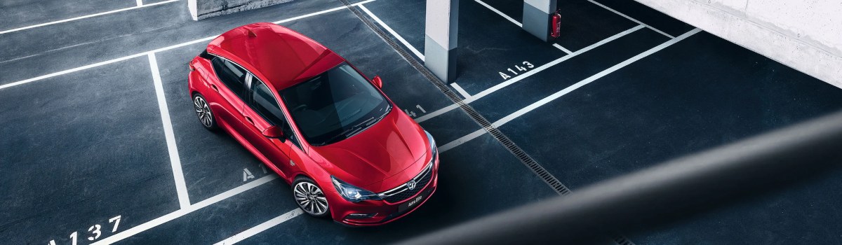 Vauxhall Astra over head view