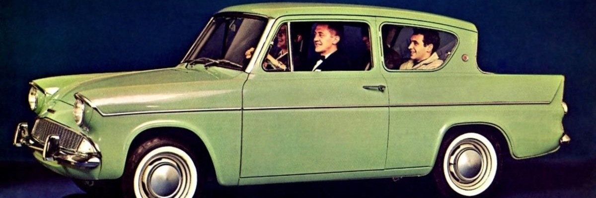 cars of the decade - Ford Anglia