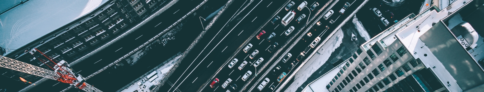 Cars and buildings in the city