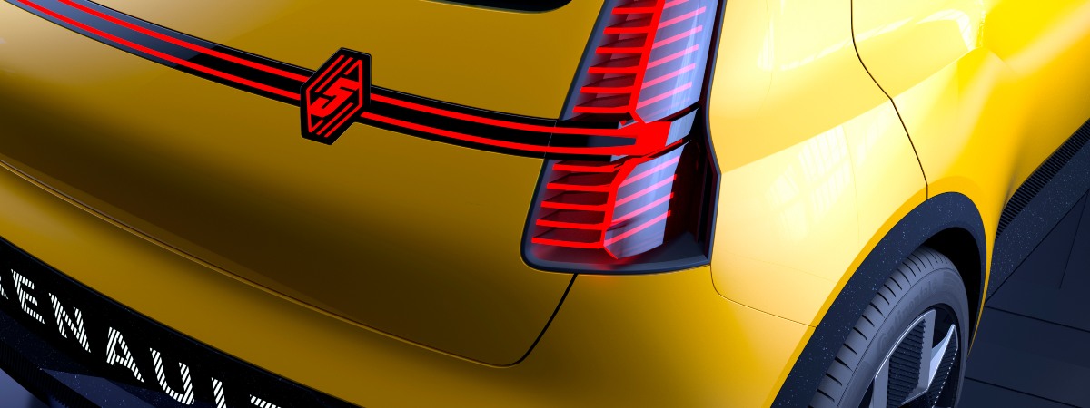 new Renault 5 rear view