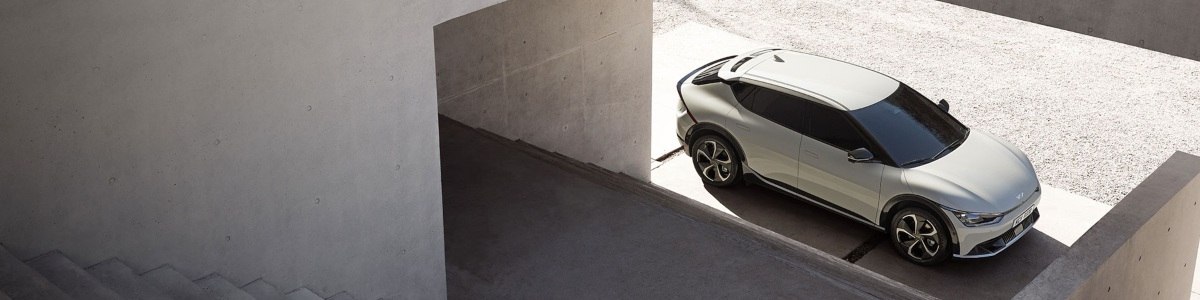 Kia EV6 aerial view
