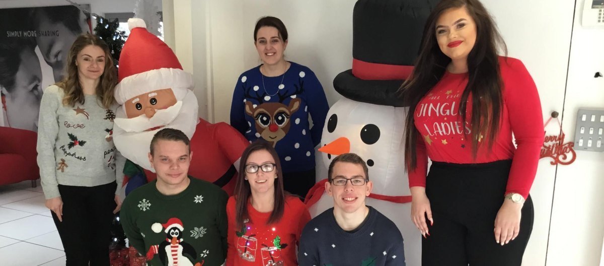 2018 Christmas Jumper Day Celebration At Stoneacre