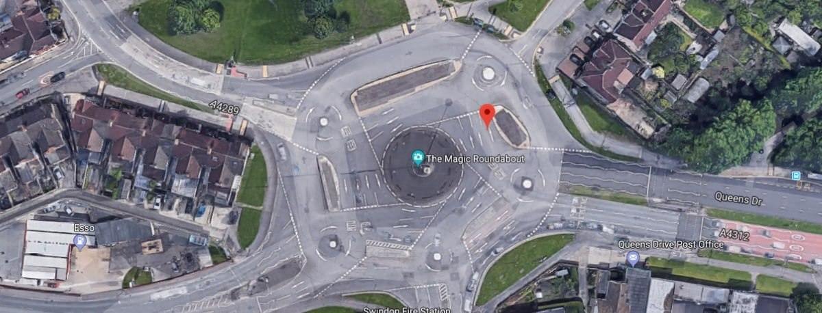 The Magic Roundabout in Swindon
