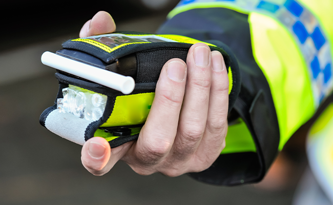 UK Breathalyser machine