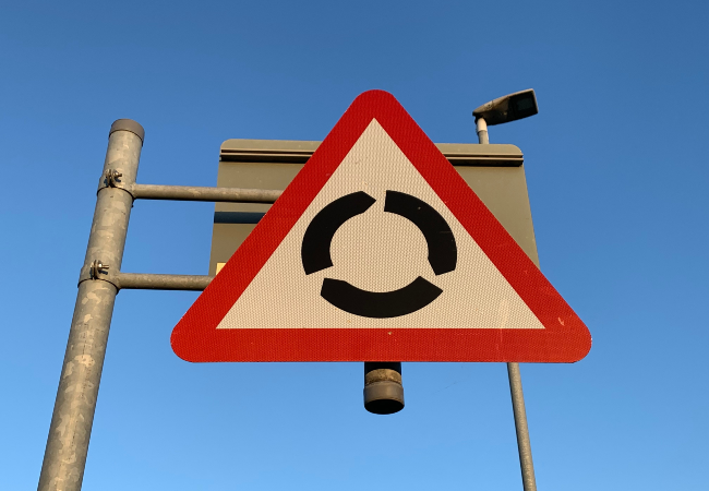 Roundabout Sign