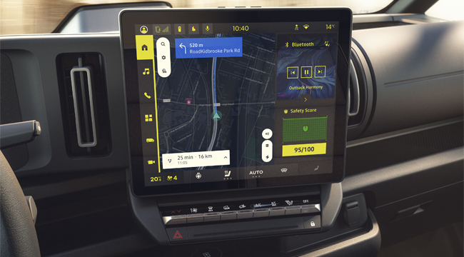 2026 Renault Trafic Van E-Tech electric infotainment