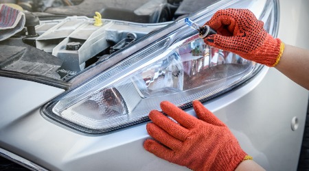 Fixing Headlight