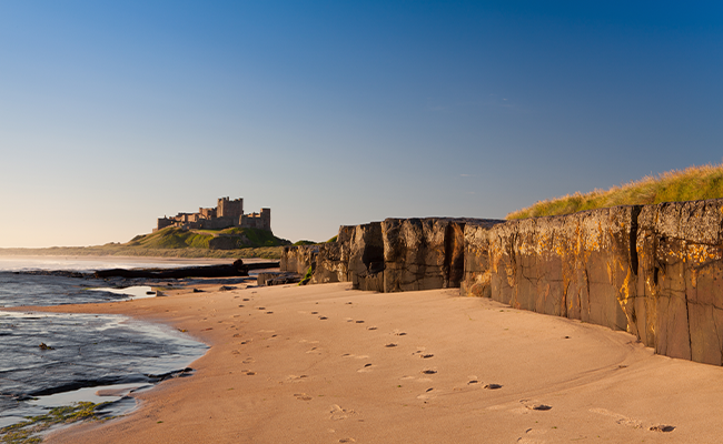 Bamburgh Castle, Northumberland, England
