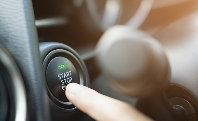 start stop engine button
