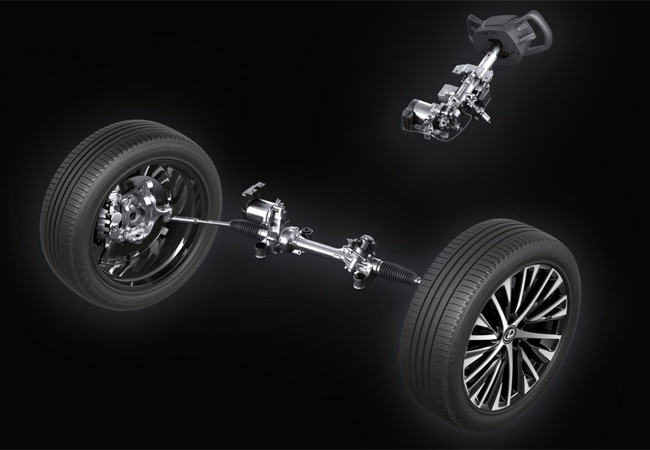 lexus steer-by-wire car