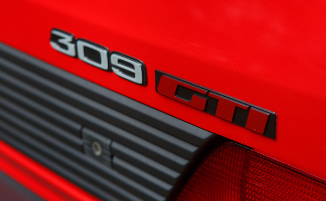 Peugeot 309 GTI in Red