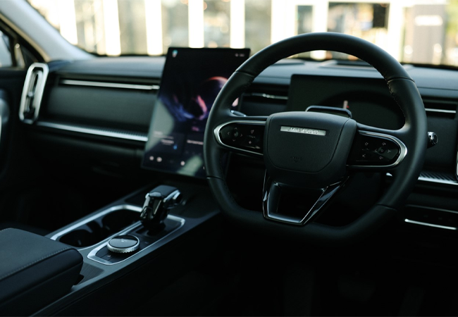 Interior of one of the manufacturer models