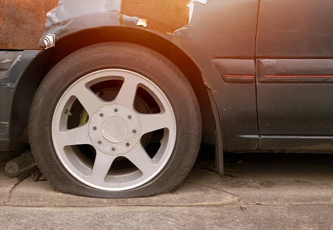 tyres in hot weather