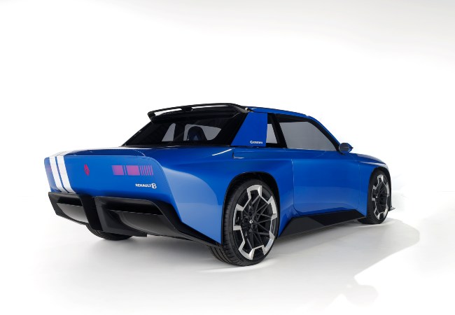 Rear angled shot of the new Renault 8 Concept